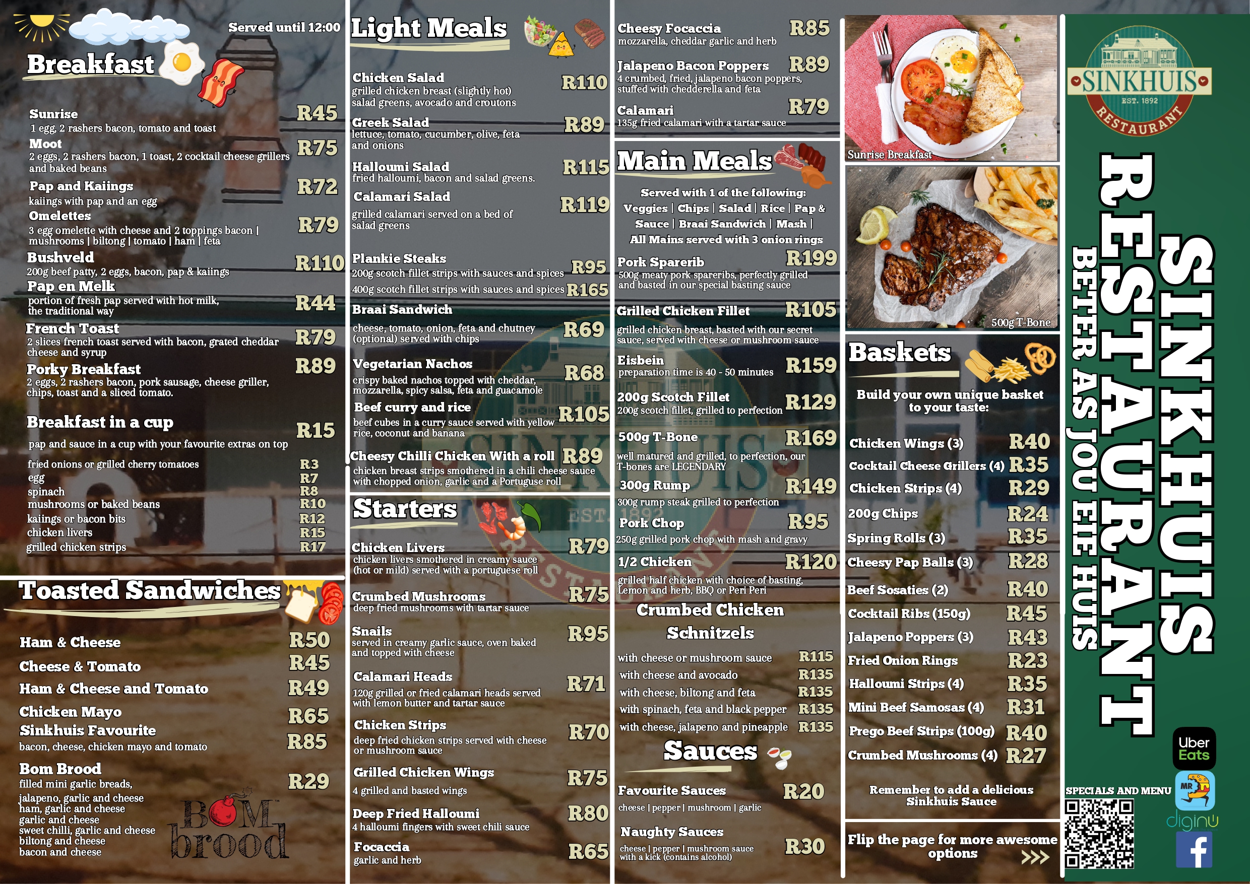 Menu Page